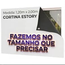 Cortina Painel Blackout  Velcro 2,00 x 1,20  Sala Quarto Cozinha  Veda 100% Da Luz / Alta Qualidade
