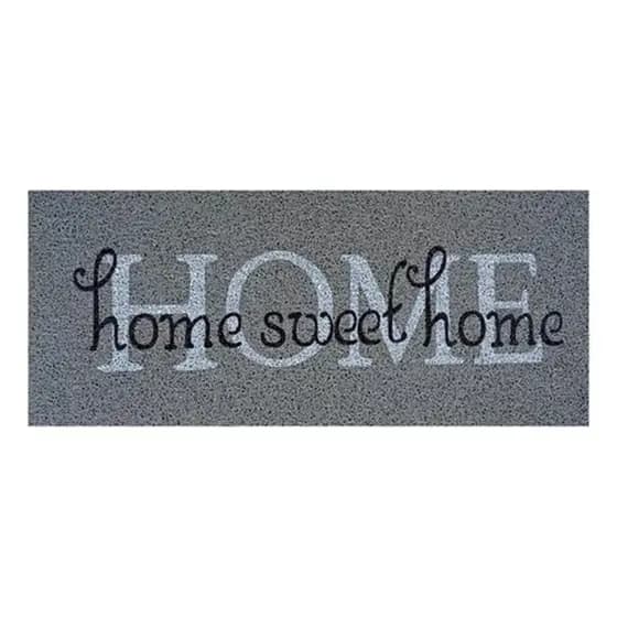 Tapete Capacho Entrada Vinil Long Home Sweet 30x70cm