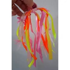 Tassel Junino Fitinhas coloridas na xuxinha mini