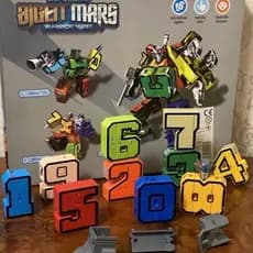 Brinquedo Educativo Robô Transformers Números 10 em 1 Criatividade e Matemática PRESENTE