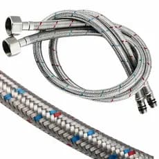 Engate Flexível Mangueira Inox para Misturador Monocomando 60cm Resistente e Prático