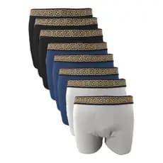 Kit 7 Cuecas Boxer No Algodão Cores Mesclado Secagem Rápida