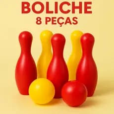 Brinquedo Boliche Infantil com 8 Peças - Brinquedo Infantil