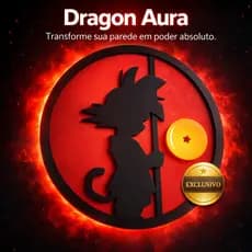 Quadro Dragon Ball z Aura Frame Goku Kid  decorativo e elegante Sala quarto