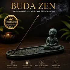 Suporte de Incenso Buda Elegante e Moderno – Buda Zen Envio RAPIDO IMEDIATO