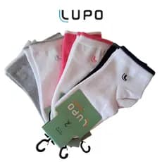Kit 02 Meia Infantil Menino E Menina Cano Curto Lupo Kids Punho Soft Meia De Criança 02835-088