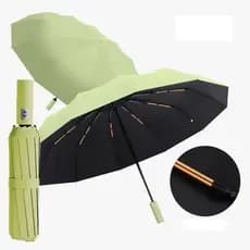 Guarda Chuva Automático Sombrinha Grande Proteção Solar Blackout Reforçado Dobrável 10 varetas Envio Imediato colorido
