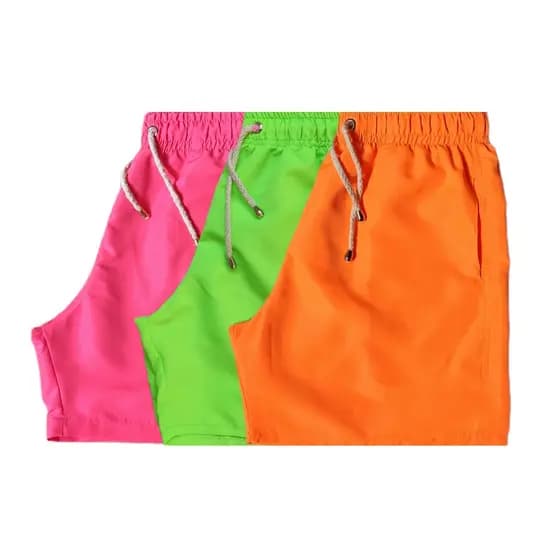 Short Bermuda Mauricinho Neon Moda Praia Summer