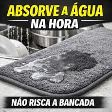 Aparador de Louça em Microfibra Absorvente para Bancada – Não Risca e Seca Rápido