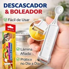 Descascador e Boleador 2 em 1 Keita – Praticidade e Precisão na Sua Cozinha!
