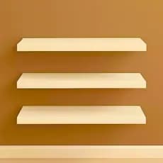 Kit Prateleiras 15 x 80/60/40 MDF - Branca - Preta - Crua - Nicho Suporte Decoração Sala Quarto Banheiro Escritório