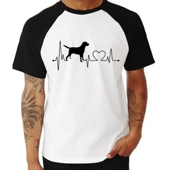 Camiseta eu amo meu cachorro camiseta batimentos cardíaco cachorro camiseta eu amo meu animal de estimação camiseta pet