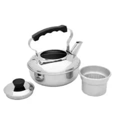 Chaleira Com Filtro Infusor Para chá Inox 1 litro