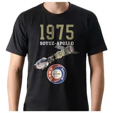 Camiseta Camisa Geek Nerd Ciência Nasa Missão Apollo Soyuz