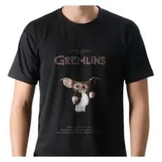 Camiseta Camisa Filme Cinema Gremlins Gizmo Anos 80 100% Algodão