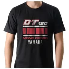 Camiseta Camisa Moto Yamaha DT 180 1986 Preta 2 Tempos Algodão