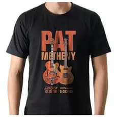 Camiseta Camisa Música Jazz Guitarra Pat Metheny 100% Algodão