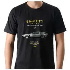 Camiseta Camisa Geek De Volta Para O Futuro Delorean Cinema 100% Algodão