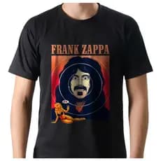 Camiseta Camisa Banda Rock Frank Zappa 100% Algodão