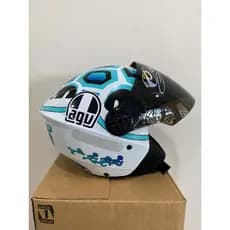 capacete New liberty tree adesivado TARTARUGA DEGRADE viseira Fumê