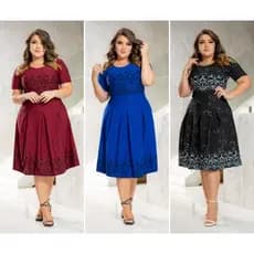 Vestido Modelo NÁDIA - Moda evangelica.