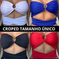 CROPPEDS LINDOS ESTAMPADOS E LISOS - SORTIDOS