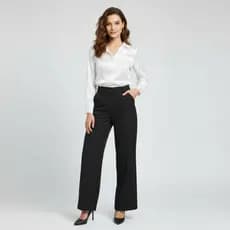 Calça Feminina Alfaiataria Pantalona