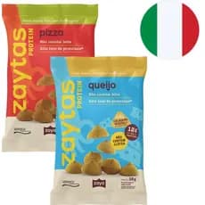 Kit 2 Zaytas Protein Italianinha Sabores Pizza e Queijo Proteína Zaya 35g