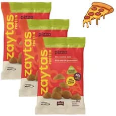 Kit 3 Zaytas Pizza Protein 12g Proteína Zaya 35g