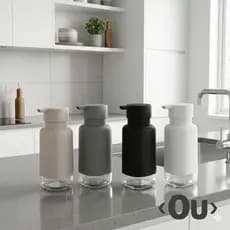 Porta Detergente Sabonete Liquido Dispenser Álcool Gel Ou 500ml Pia Cozinha Banheiro Lavabo