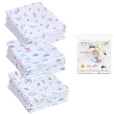 Kit 3 Fraldas 100% Algodão Reutilizáveis Papi Pct 5 unid 65x65cm