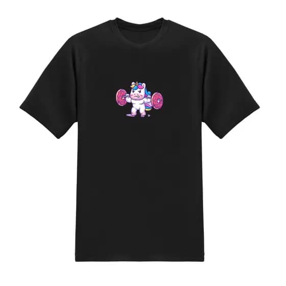 CAMISETA UNISSEX UNICORNIO TREINO ACADEMIA