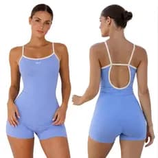 Macaquinho com Alça Bicolor Fitness Feminino Poliamida Premium  | Academia Treino Yoga | P ao GG