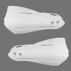 Kit Protetor Mão Modelo Rx Moto Branco Manopla Punho Nylon Universal Guidão 22mm