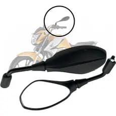 Par Retrovisor F800 Gs 650 Bmw Fixo Rosca Para Titan Fan CBX XRE