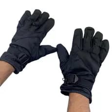 Luva Preta Moto Motociclista Impermeável Térmica Chuva