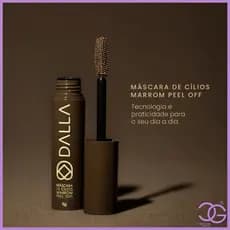 Máscara de Cílios Marrom Peel Off - Dalla