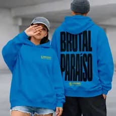 Moletom Canguru Feminina Brutal Paraiso Fãs Luisa Sonza Lançamento Presente Masculino Tendencia Inverno Shows!