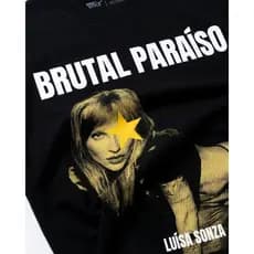 Camiseta Feminina Tendencia Casual Luisa Souza Brutal Paraiso