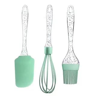 Espatula de Confeitaria Conjunto 3 pçs ponta de silicone
