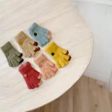 Luva Infantil Em Tricô Térmica  2-5 Aanos Modelo Sorriso Infantil JW