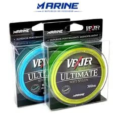 Linha de Pesca Monofilamento Soft Vexter Ultimate Marine Sports Carretel 300m 0,33mm 0,37mm e 0,40mm