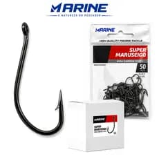 Anzol Maruseigo Marine Black Nickel Pesca Tilápia Pacu Tambaqui Pesqueiro – Vários Tamanhos
