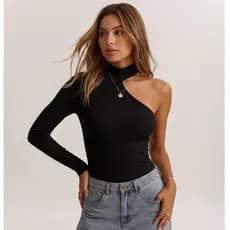 Body Mula Manca Para O Inverno Moda Gringa Gola Alta Estilo Antonella