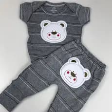 Conjunto Body E Mijão Liquidação Cores Variadas Conjunto Menino Menina Sortido Alyaht REF. B.C.29.B/C.29.B