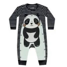 Macacão Longo Bebe Panda Kiko Baby REF:9582