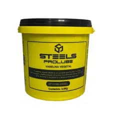 VASELINA SOLIDA VEGETAL STEELS 3KG P/ MONTAGEM DE PNEUS E USO GERAL