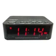 Rádio Relógio Despertador Digital Bluetooth FM MP3 LED Mesa Portátil Pronta Entrega Original Premium Original