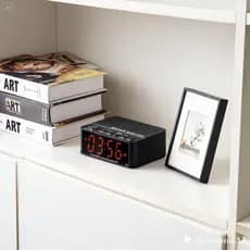 Rádio Relógio Digital Premium  Original  Bluetooth FM MP3 LED Despertador Mesa Portátil Lelong LE-674 Pronta Entrega