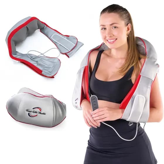 Colete Shiatsu Pescoço Massageador Cervical Ombros E Lombar